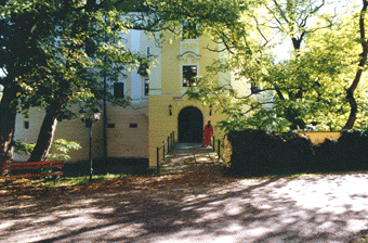 the entrance to castle Bernau